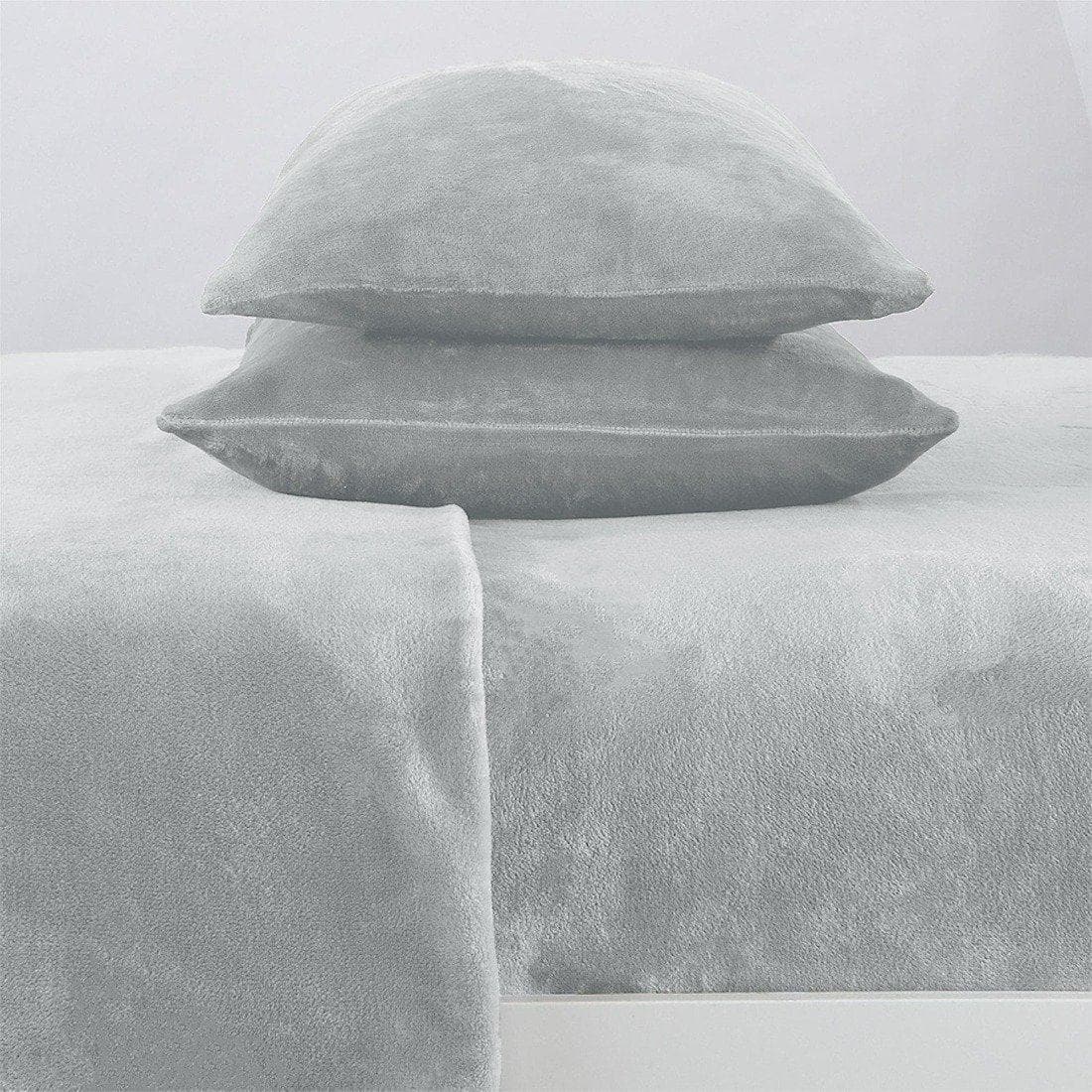 Velvet Luxe Solid Plush Sheet Set
