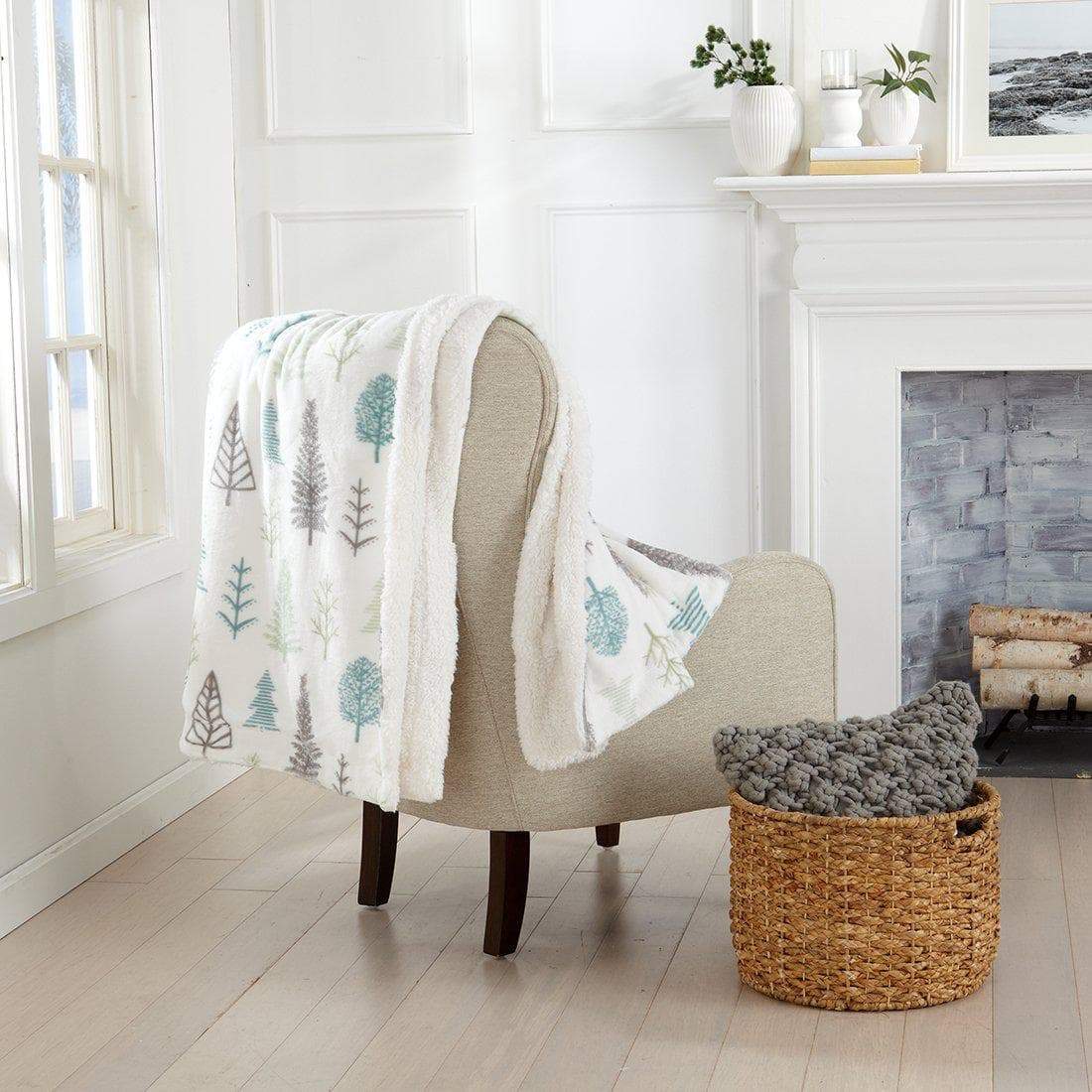 Kinsley Velvet Plush + Sherpa Reversible Blanket