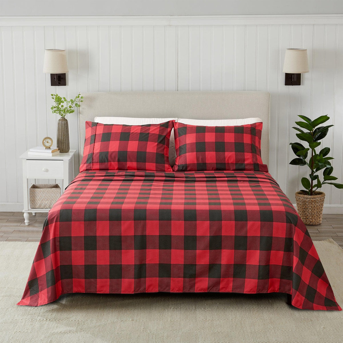 Baylor Printed Microfiber Sheet Set