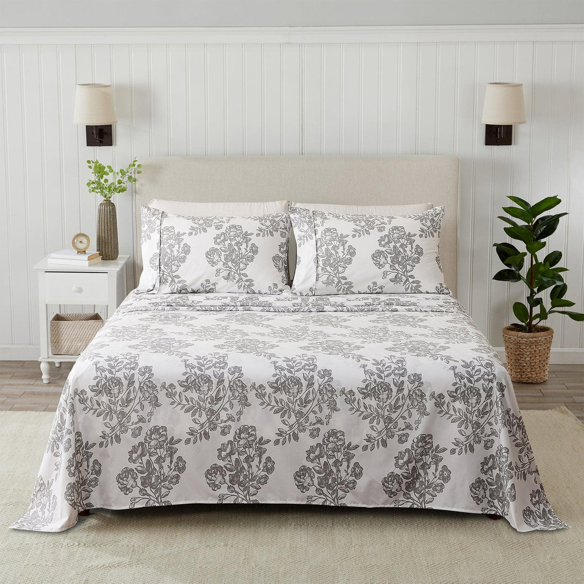 Baylor Printed Microfiber Sheet Set