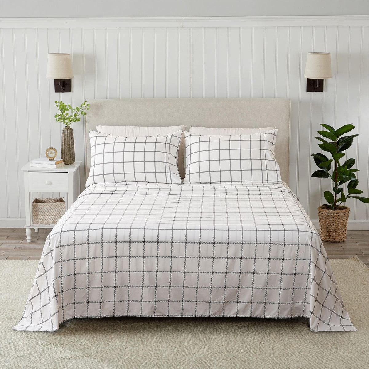 Baylor Printed Microfiber Sheet Set