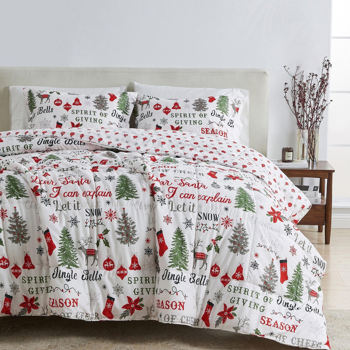 Odette Reversible Comforter + Sham Set