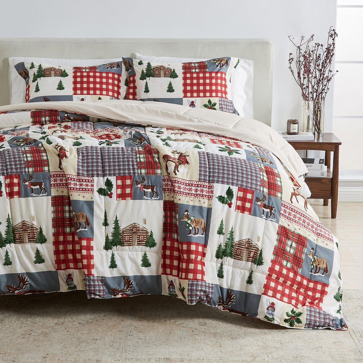Odette Reversible Comforter + Sham Set
