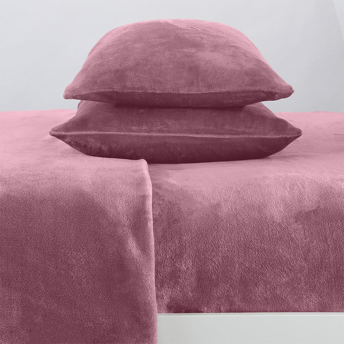 Velvet Luxe Solid Plush Sheet Set