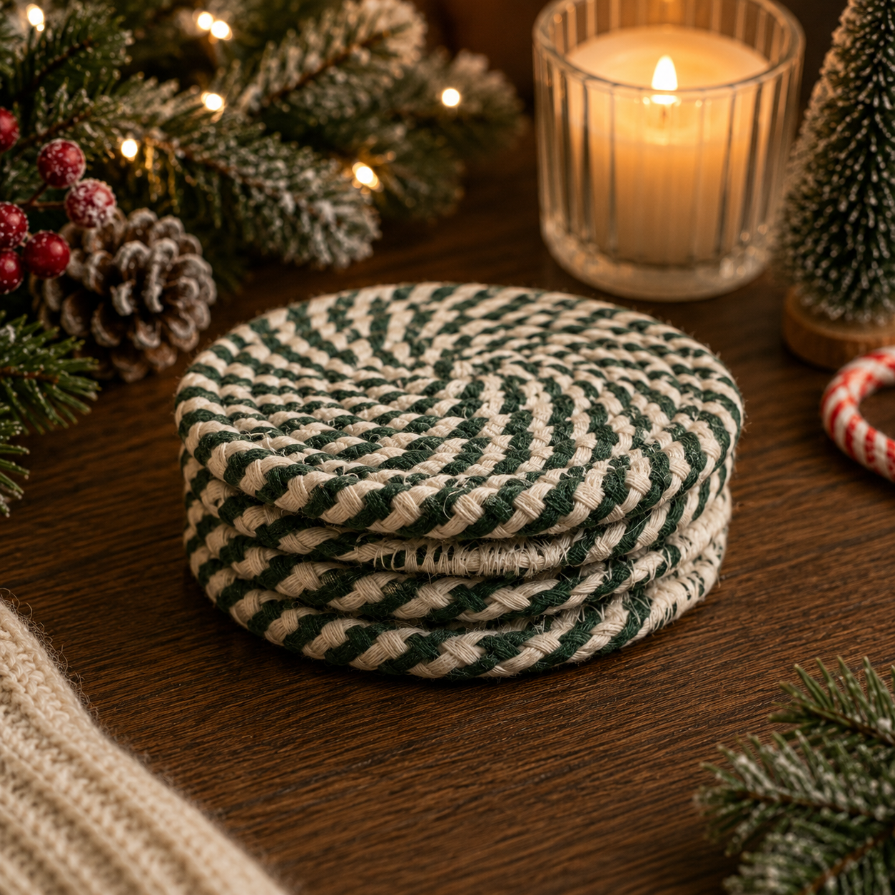Candy Cane Coaster PRE-ORDER
