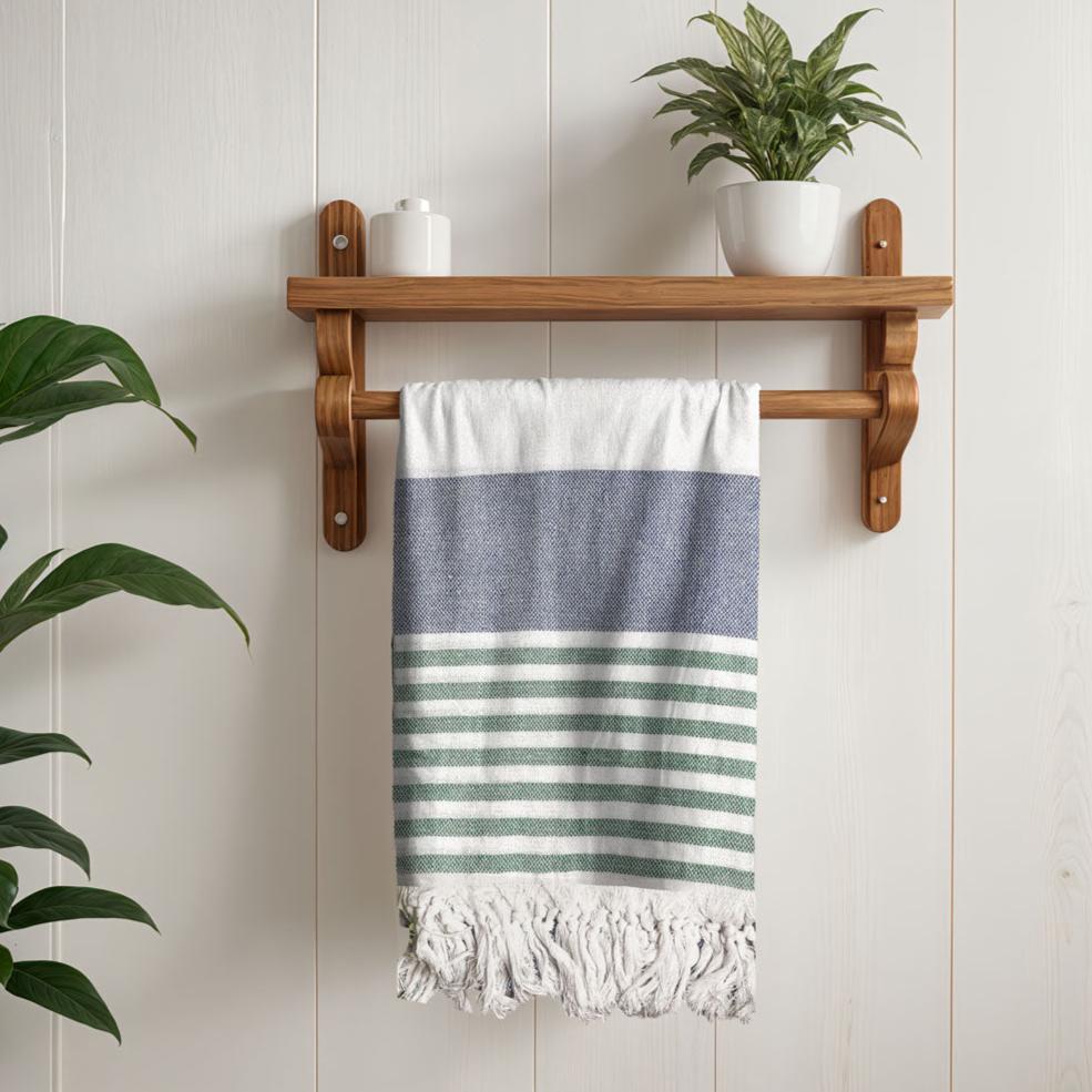 Mediterranean Turkish Cotton Towel — 180 GSM
