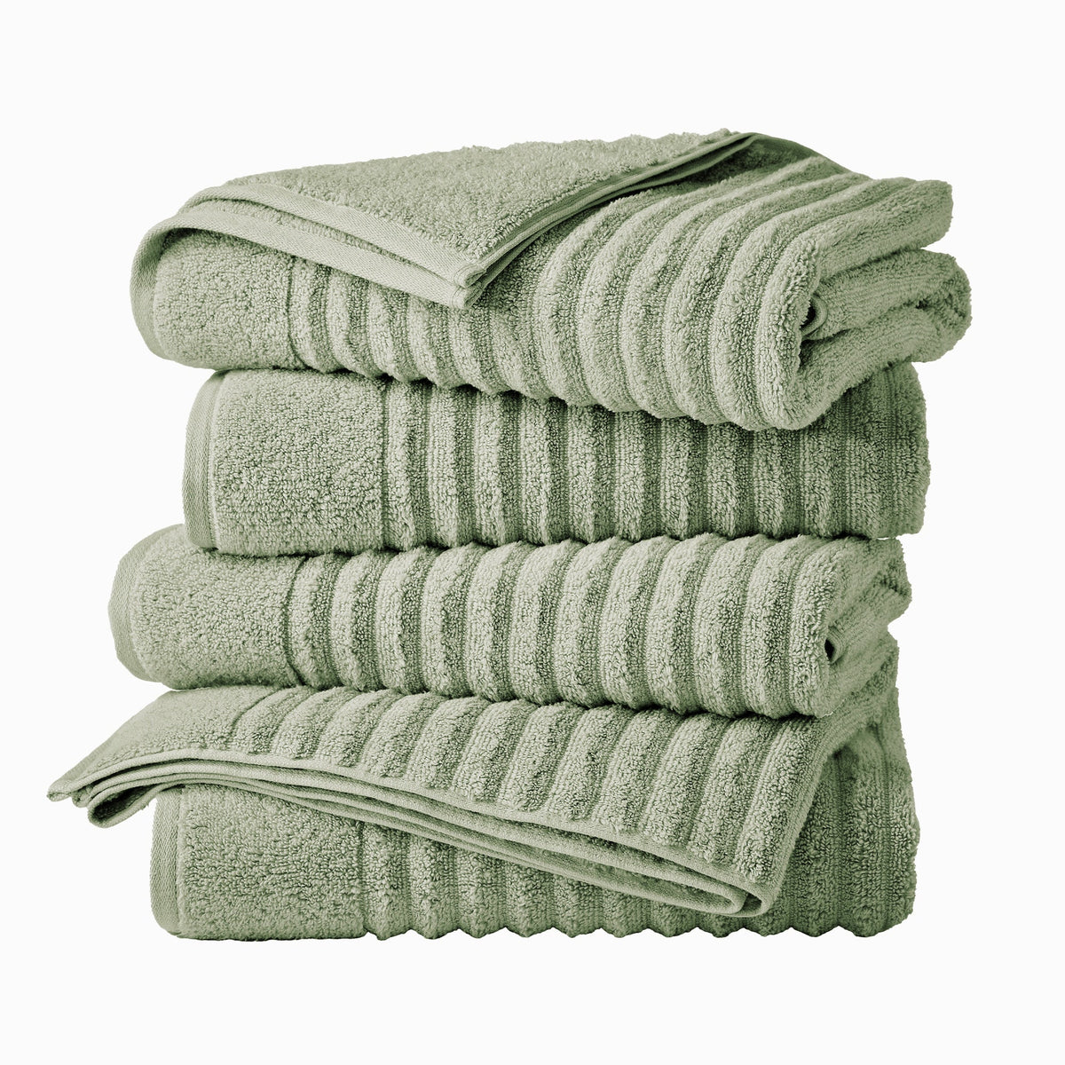 Karina Ribbed Combed Cotton Towel Collection