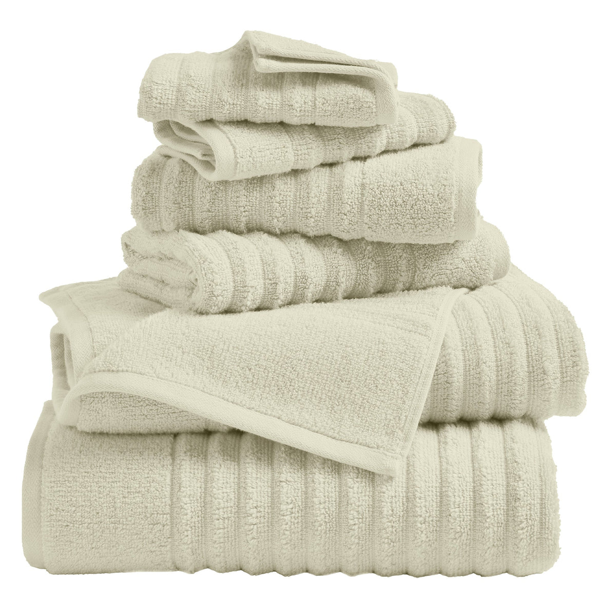 Karina Ribbed Combed Cotton Towel Collection