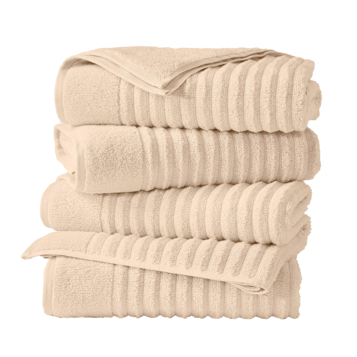 Karina Ribbed Combed Cotton Towel Collection