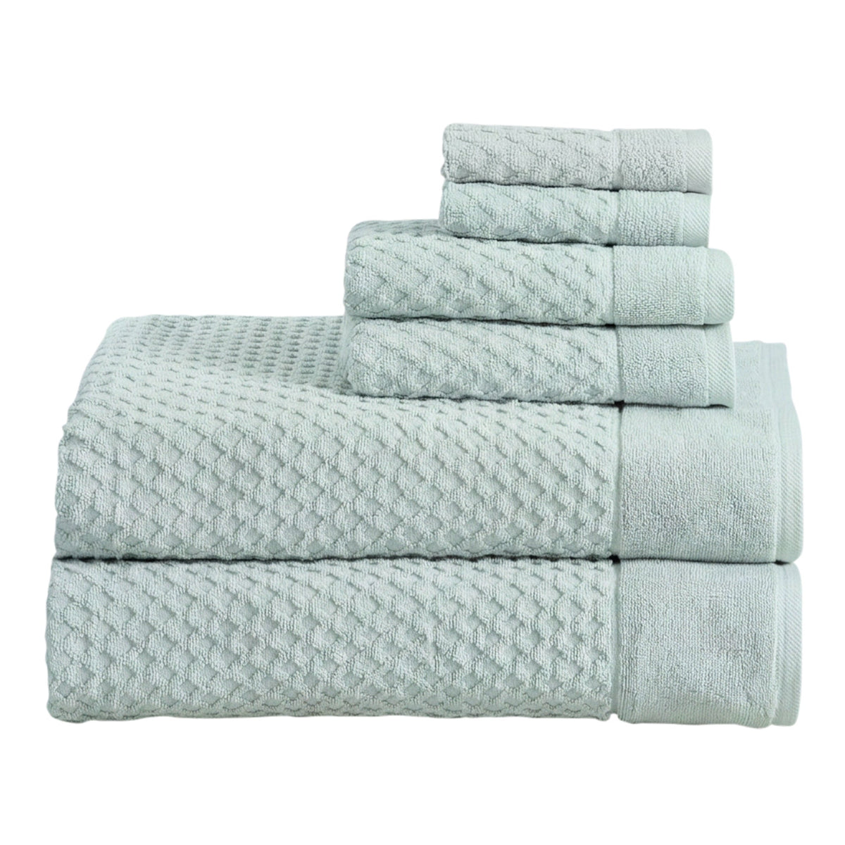 Grayson Cotton Diamond Waffle Towel Collection