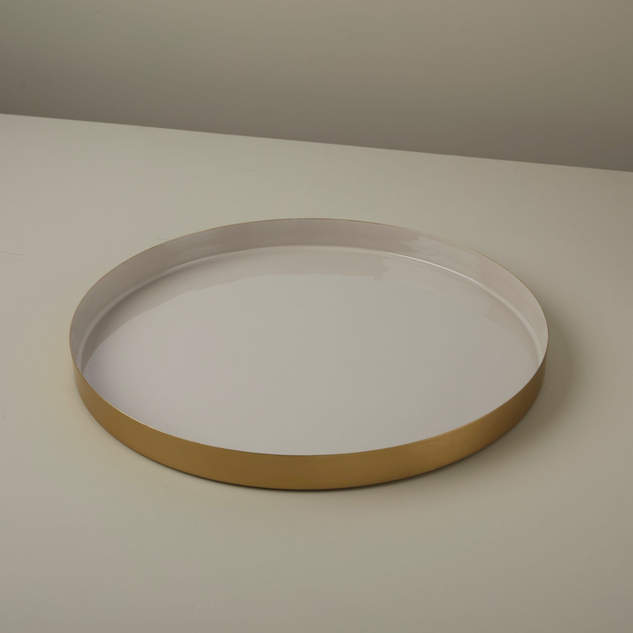 Halo Large Enamel Serving Tray — 15 in
