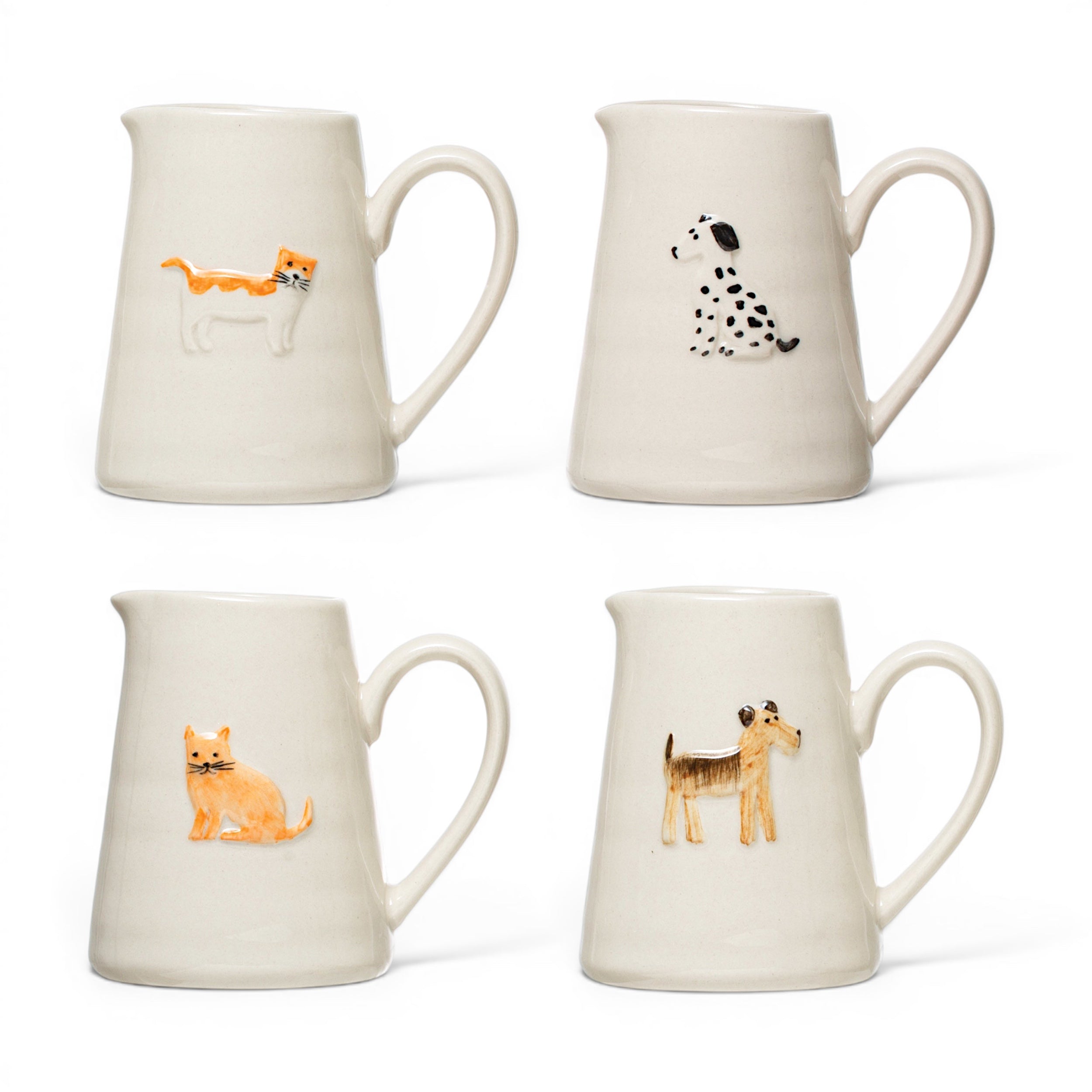 Hand-painted animal creamer