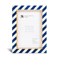 Halo Gondola Blue White Resin & Brass Inlay Picture Frames