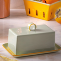 Hani colorful enamel butter dish