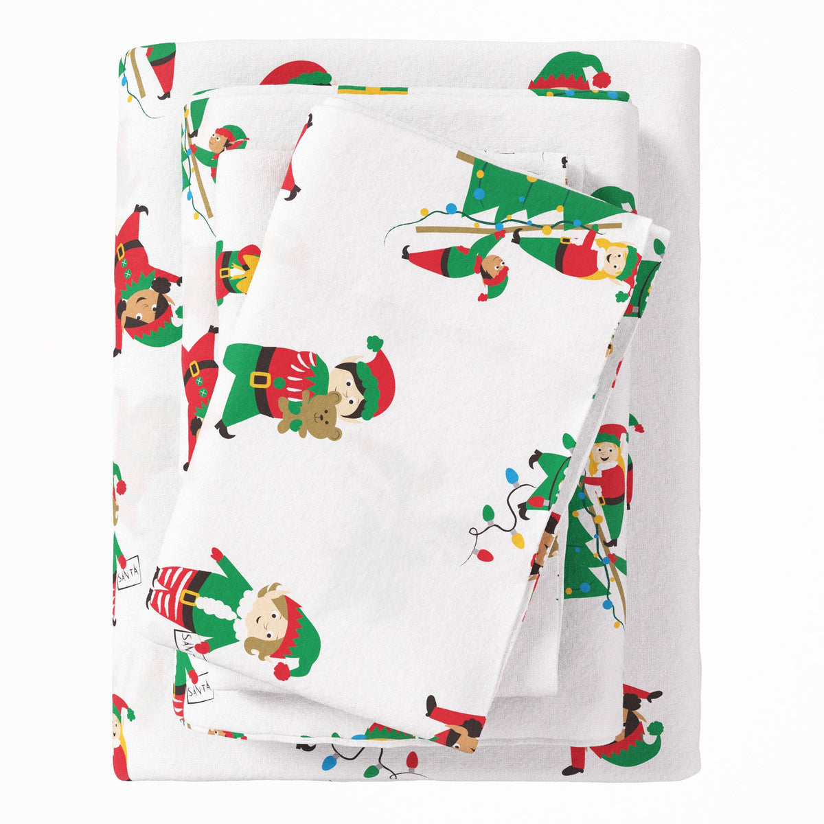Whittaker Turkish Cotton Holiday Flannel Sheet Set