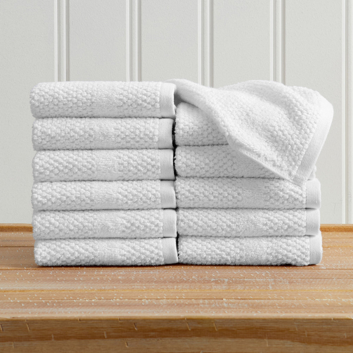 Marbella Textured Cotton Bath Towel Collection