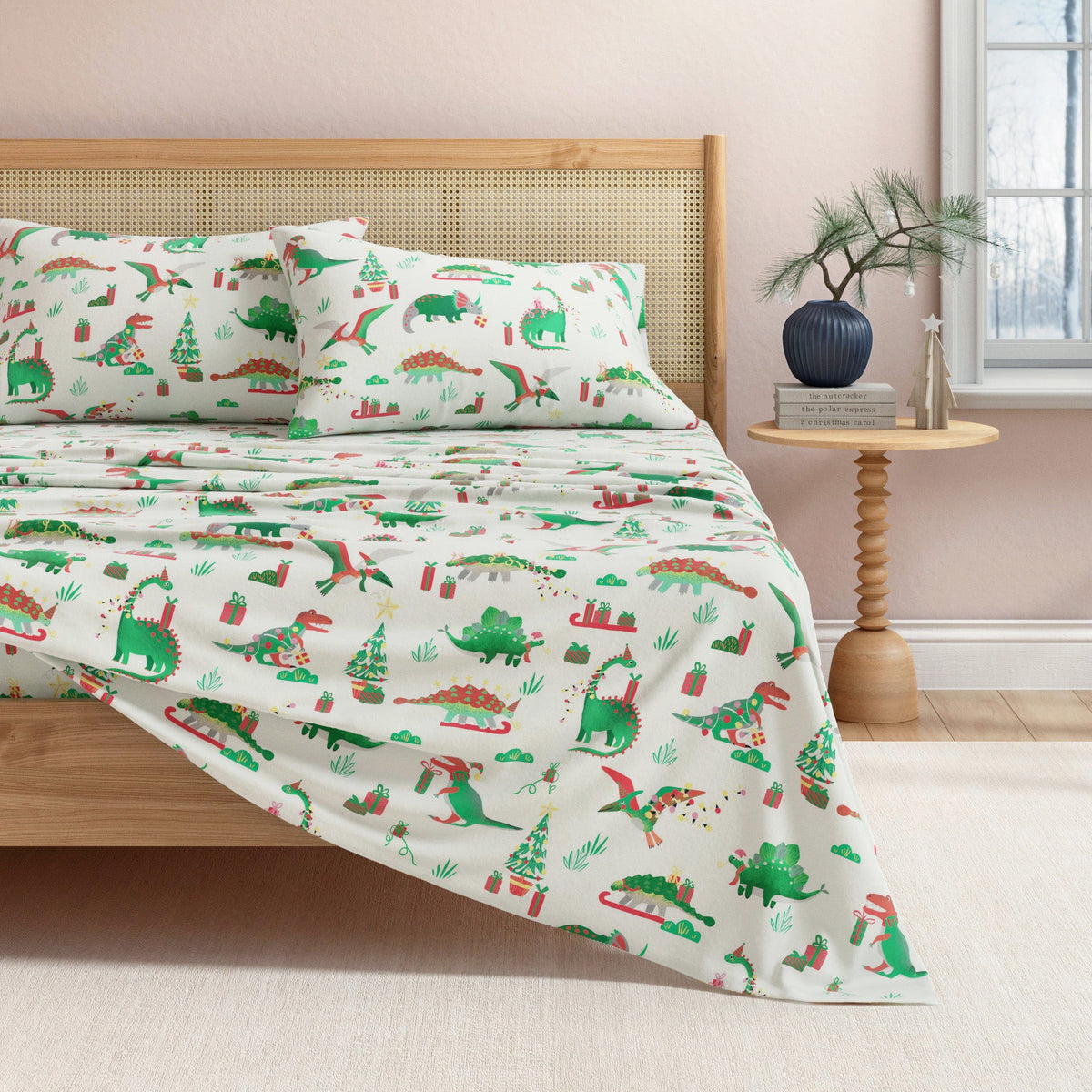 Whittaker Turkish Cotton Holiday Flannel Sheet Set