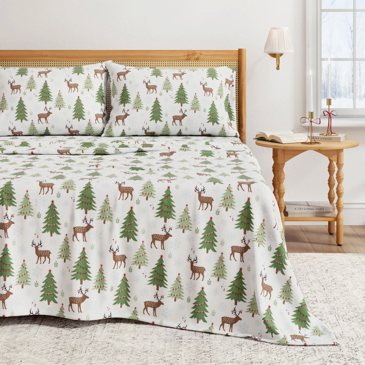 Boulder Turkish cotton lodge flannel sheet set