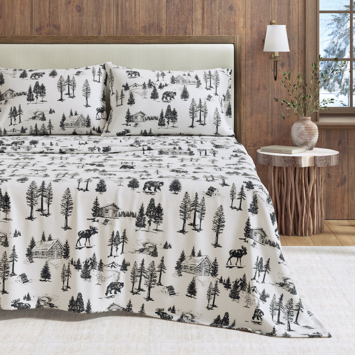 Lakeview Turkish Cotton Flannel Sheet Set