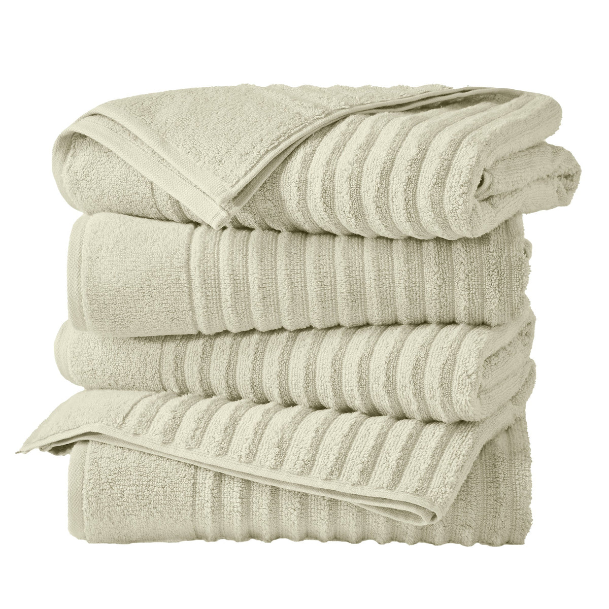 Karina Ribbed Combed Cotton Towel Collection