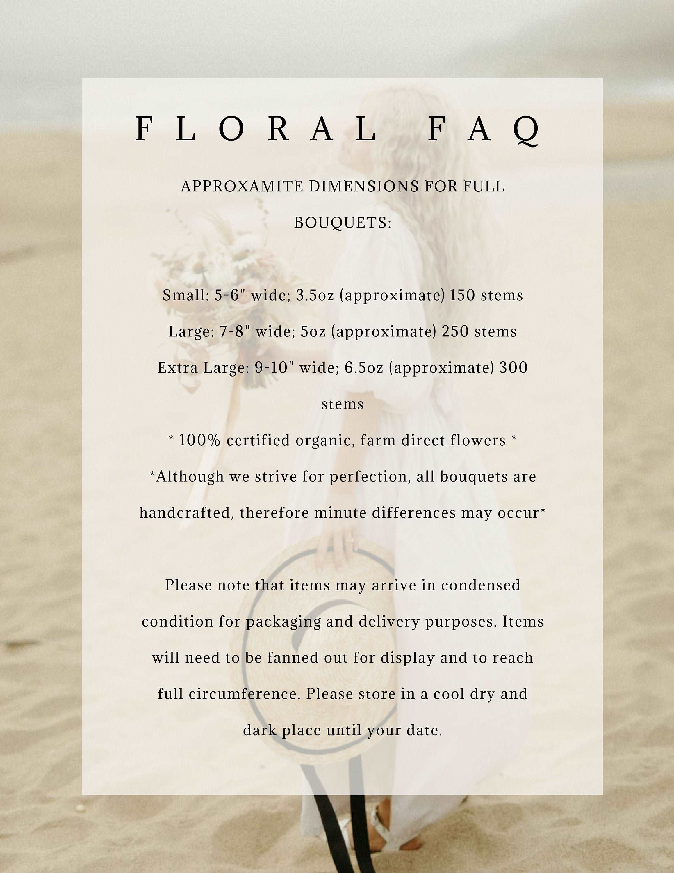 Dried Flower Bouquet – Blue Larkspur, Yarrow, Daisies & Eucalyptus – Rustic Farm-Grown California Wedding & Home Décor Arrangement