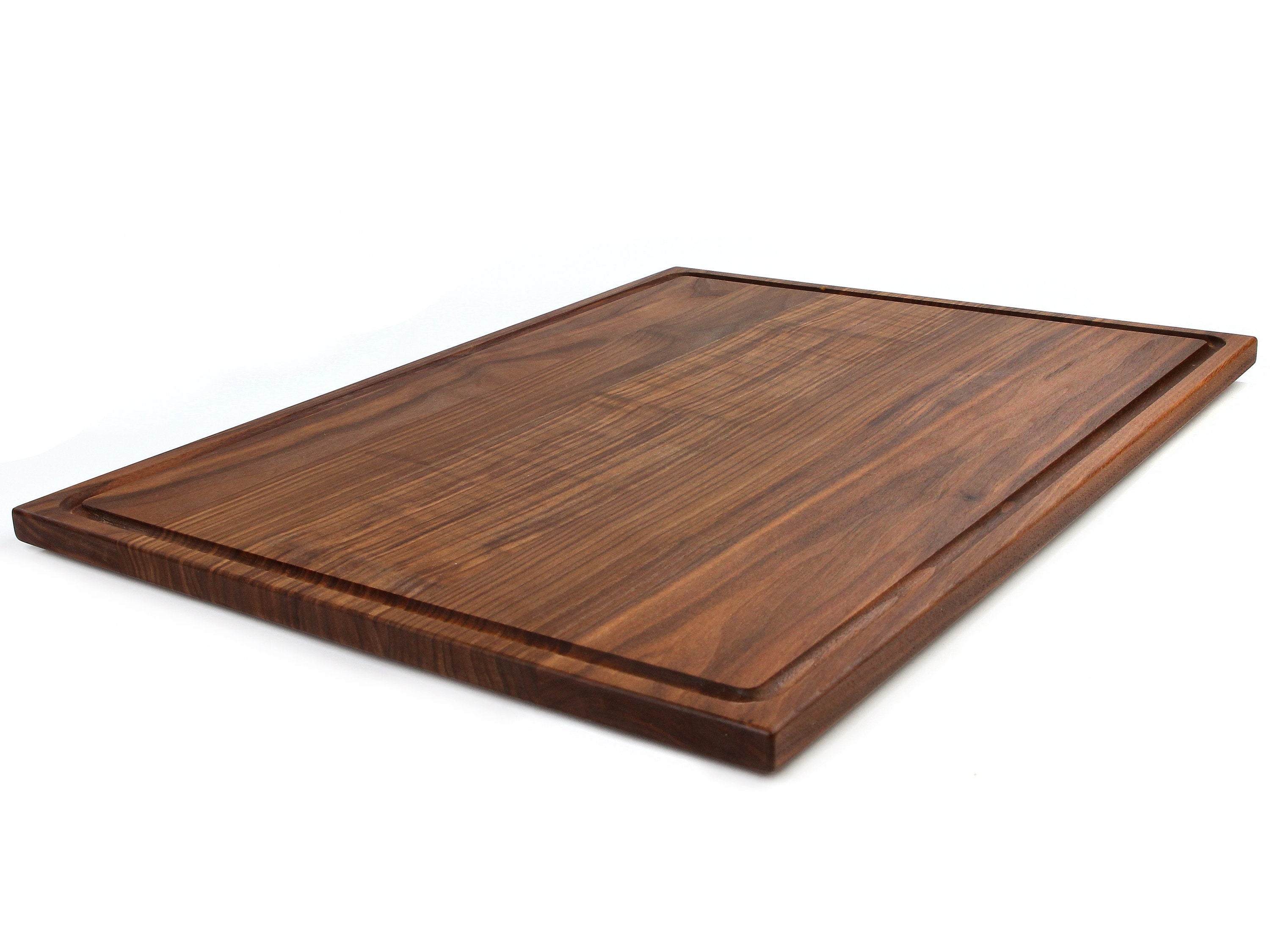Extra Large Walnut Cutting Board, 24"x18" Charcuterie Serving Tray, Customizable Wedding Board, 100% Made in the USA