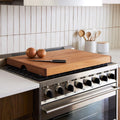 Stove Top Cover and Cutting Board (African Mahogany)