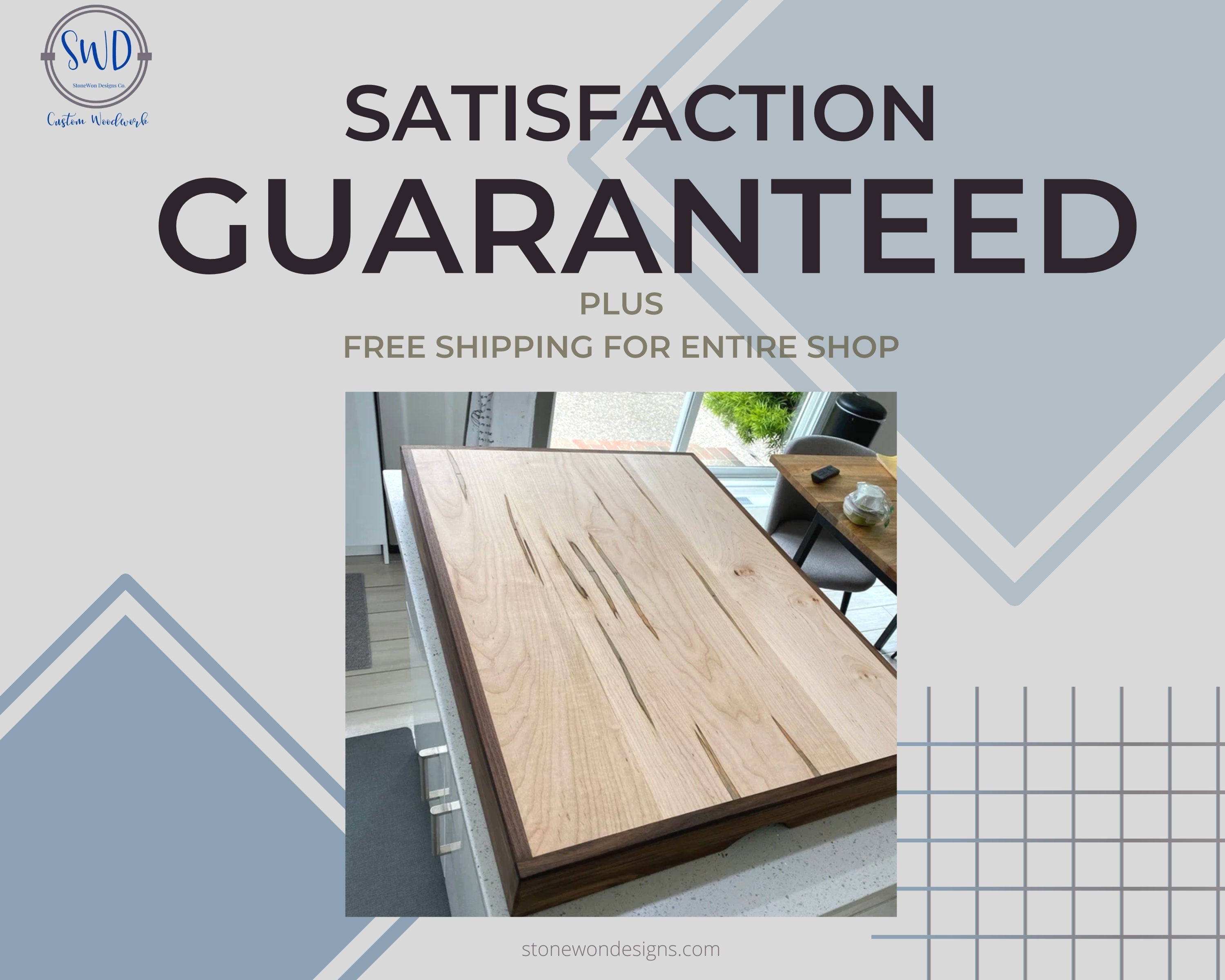 Stove Top Cover and Cutting Board (Ashland Multi-Material)