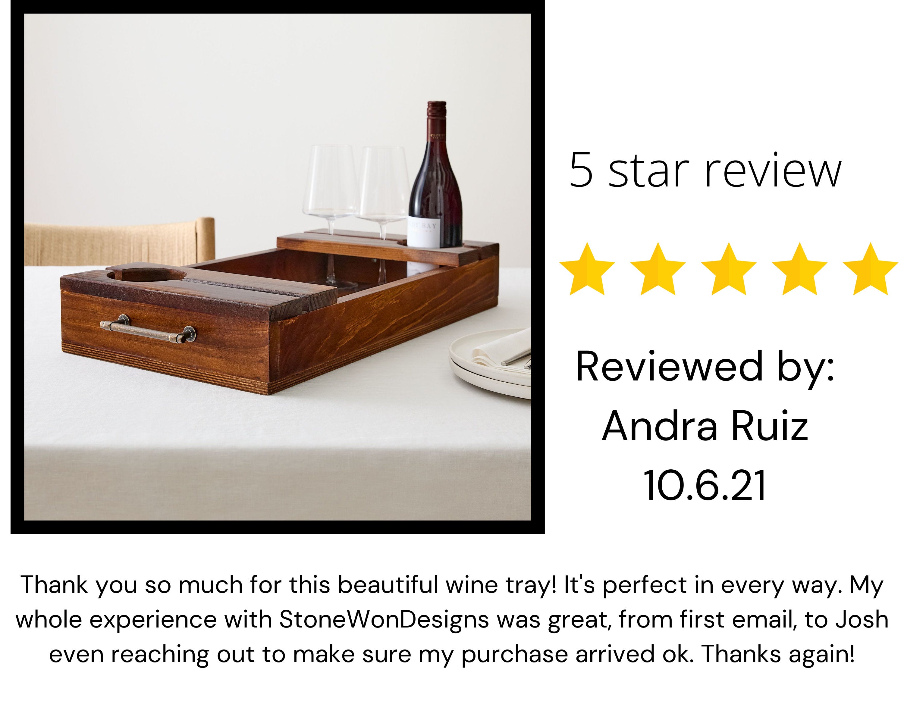 Wine and Serving Tray