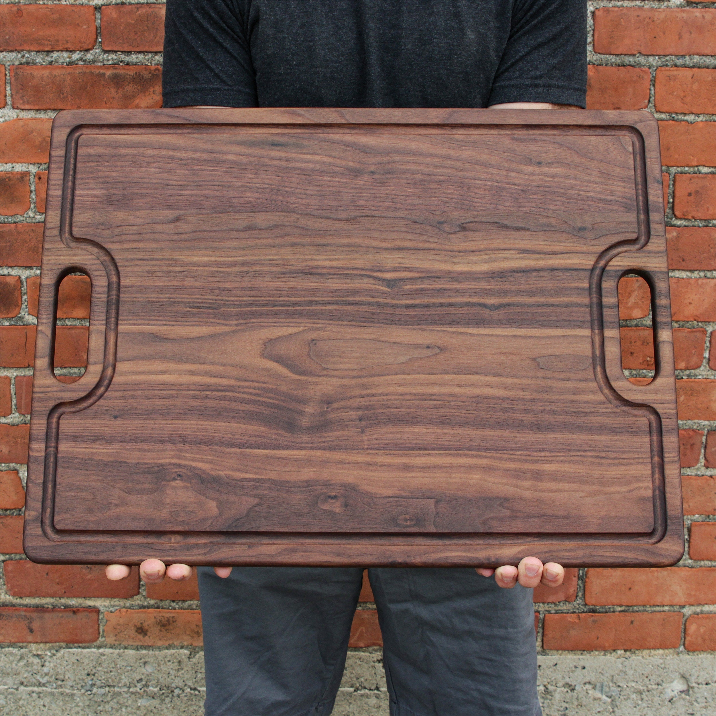 Extra-Large Walnut Cutting Board — 24 × 18 in