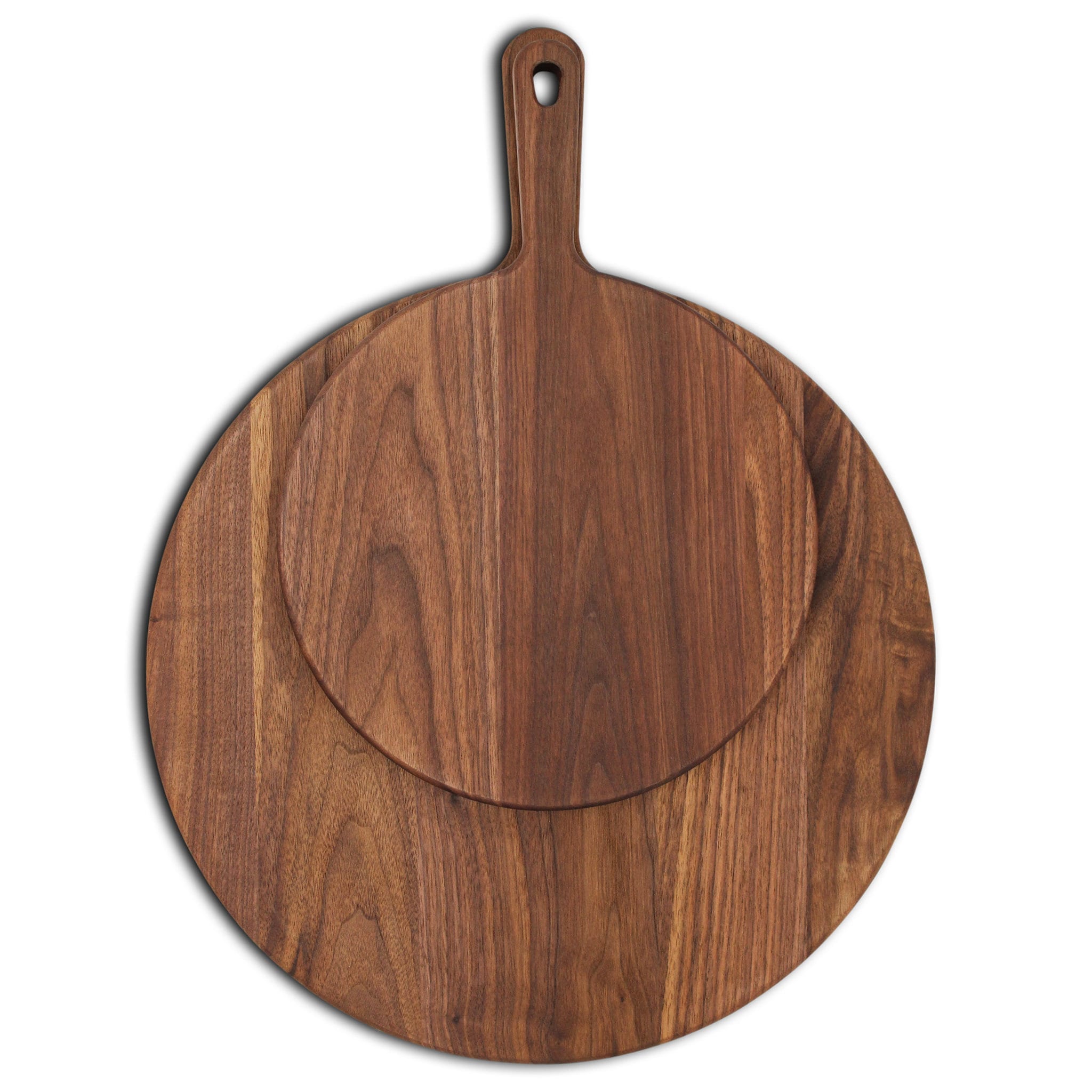 Walnut Paddle Cutting Board with Handle – alternate product view