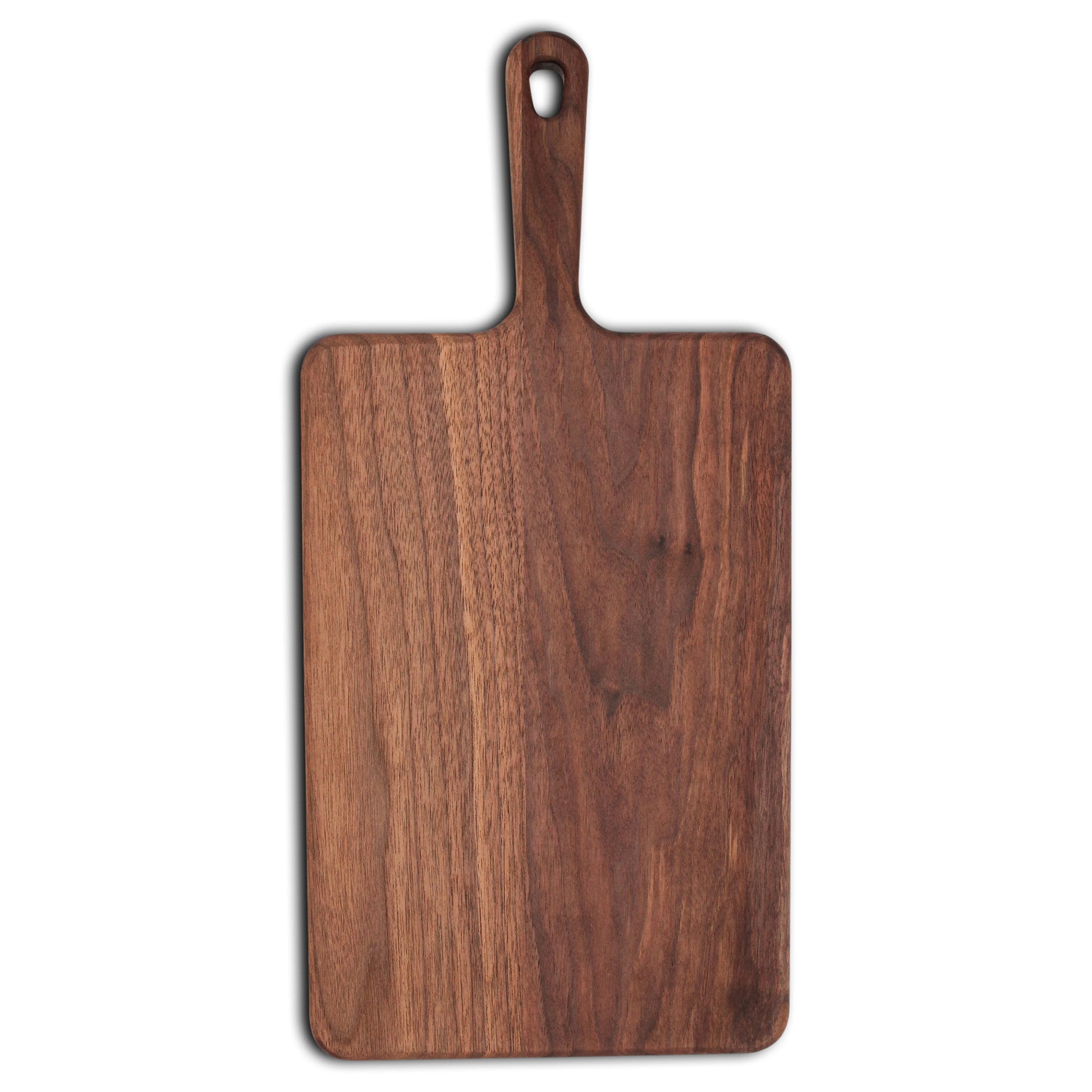 Walnut Paddle Cutting Board with Handle
