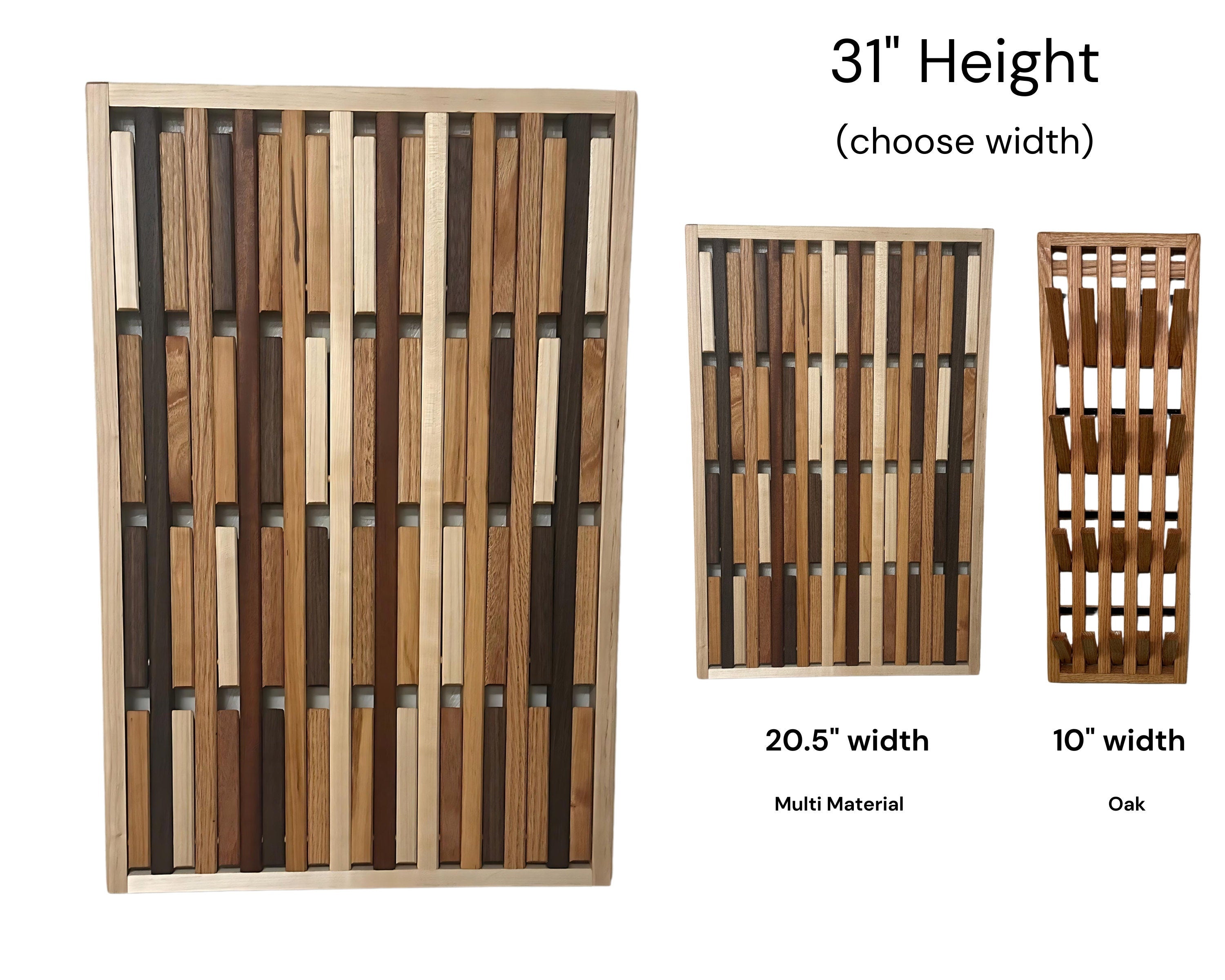 The Original Magnetic Hook Rack (5-Wood Version)
