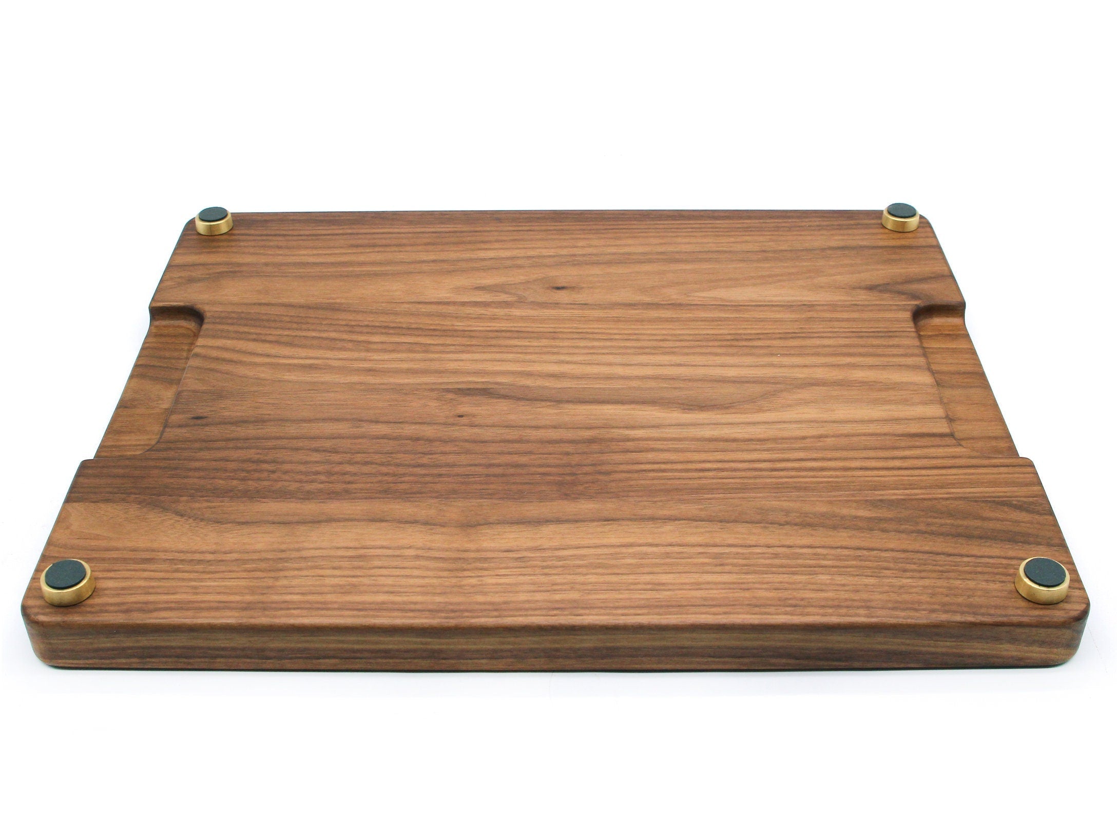 Brass Cutting Board Feet with Non-Slip Pads — Set of 4 – alternate product view