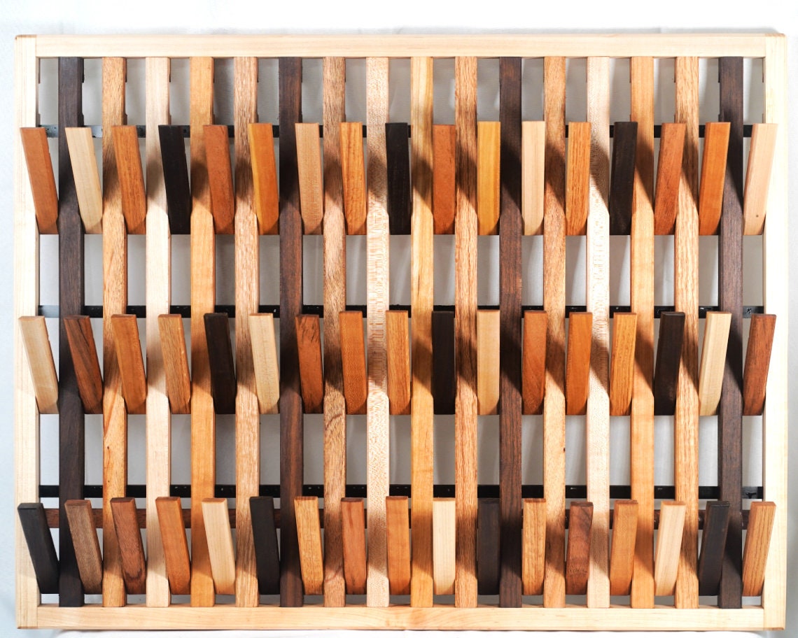 The Original Magnetic Hook Rack (5-Wood Version)