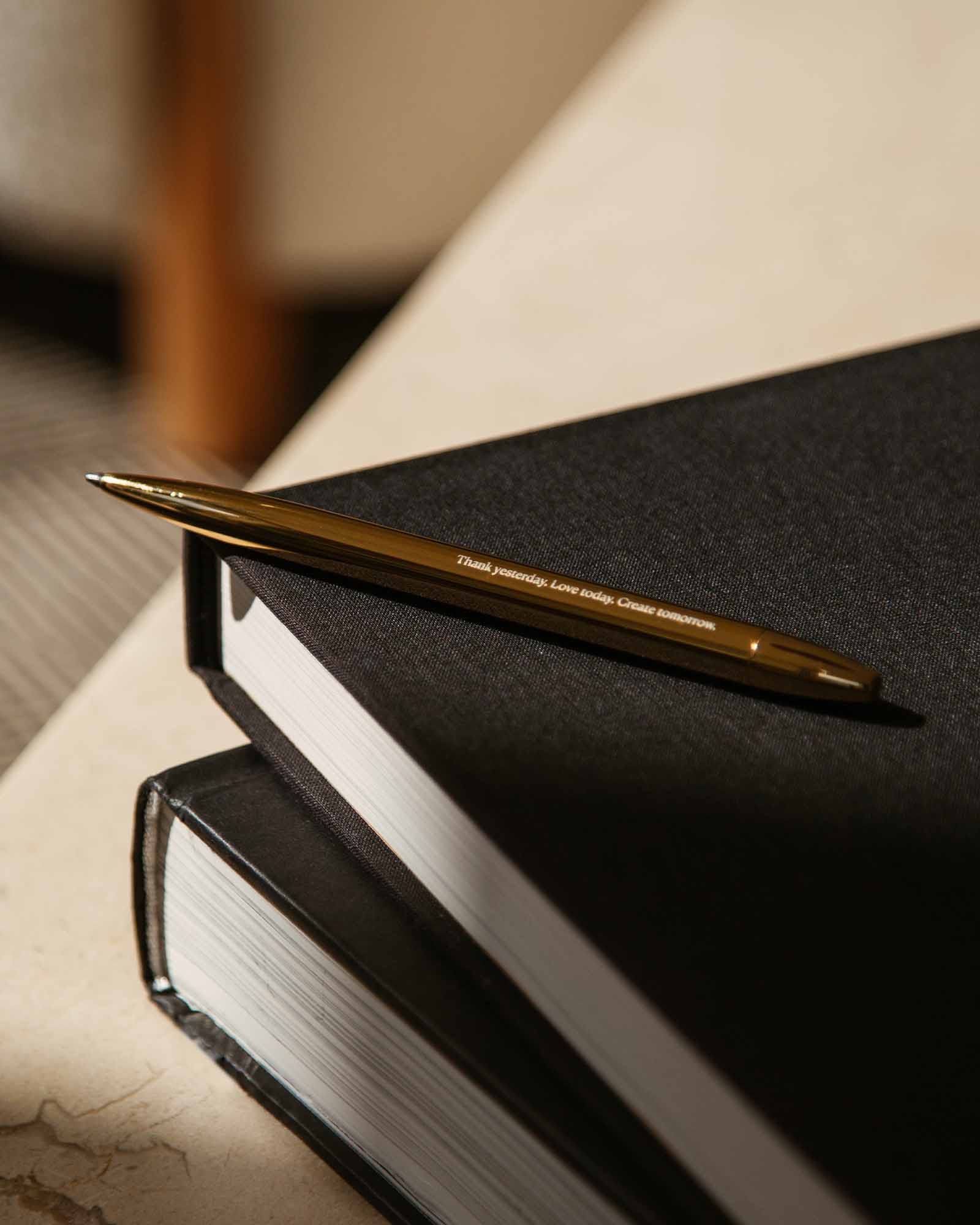 24K Gold Create refillable ballpoint pen