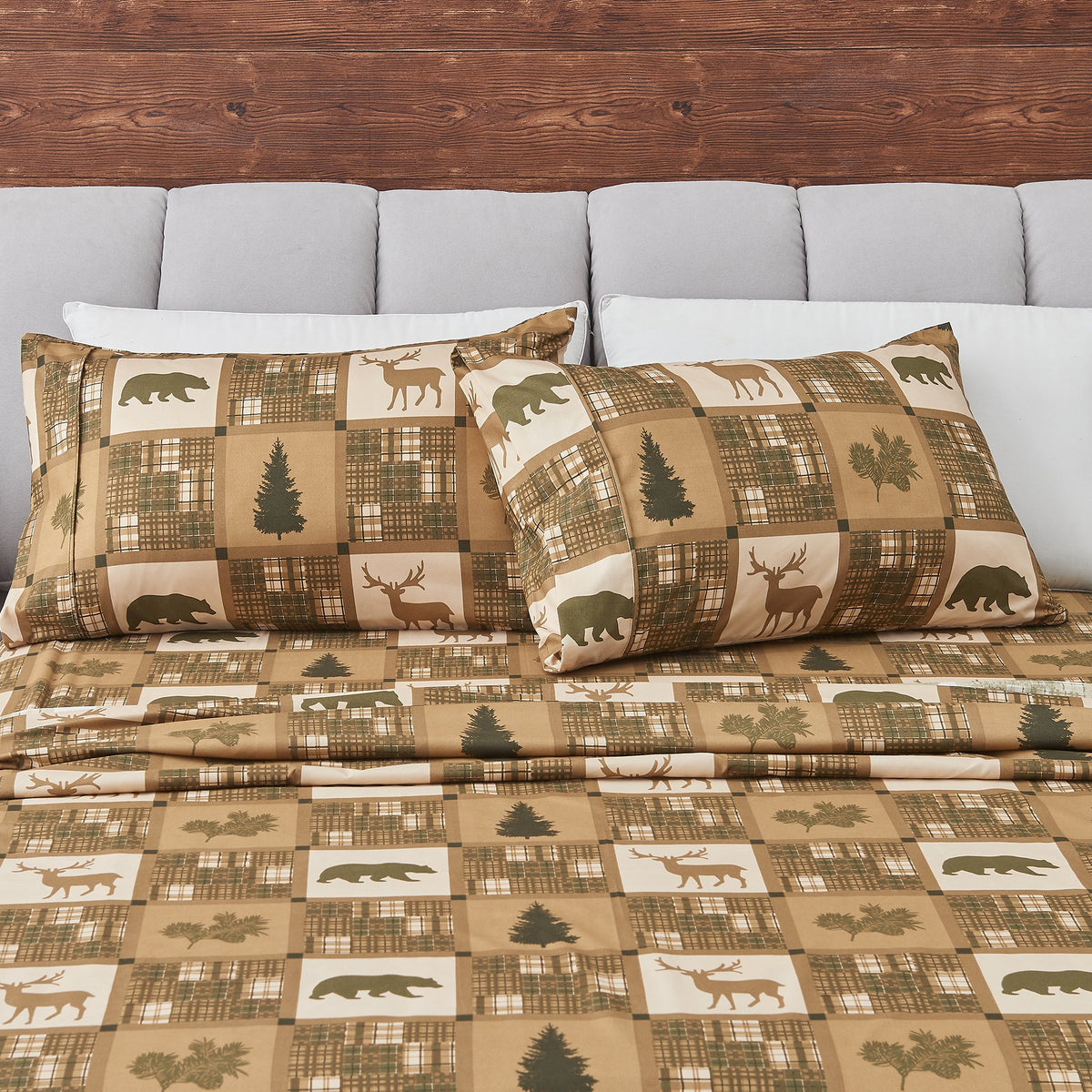 Mountain Ridge Lodge Microfiber Sheet Set
