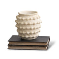 Ivory knot cement vase