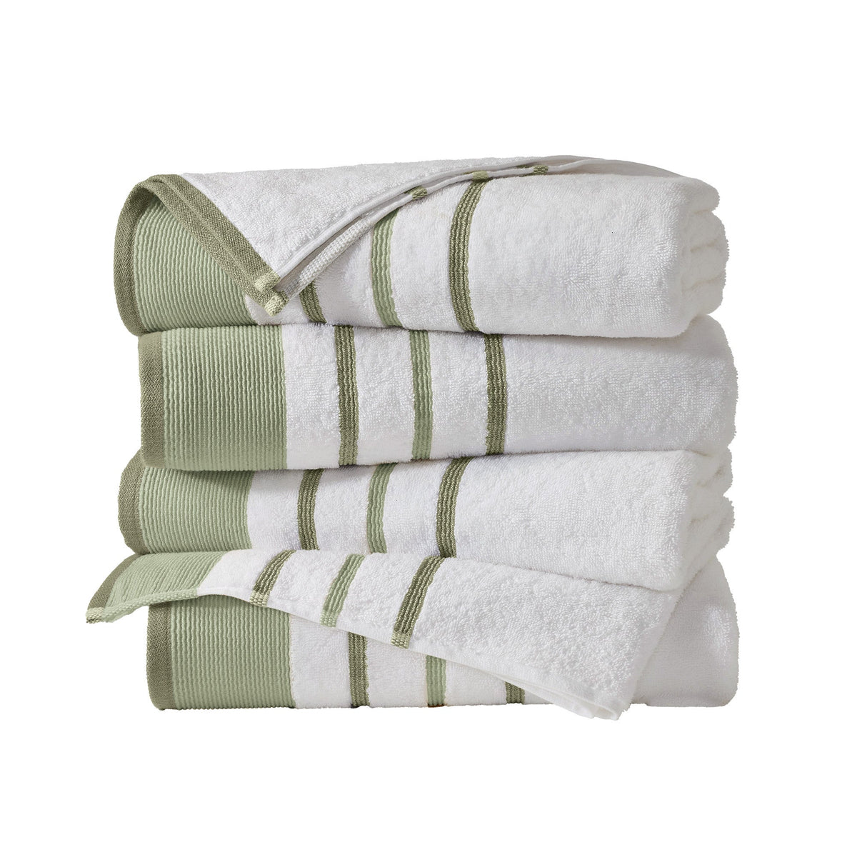 Noelle Decorative Stripe Cotton Towel Collection