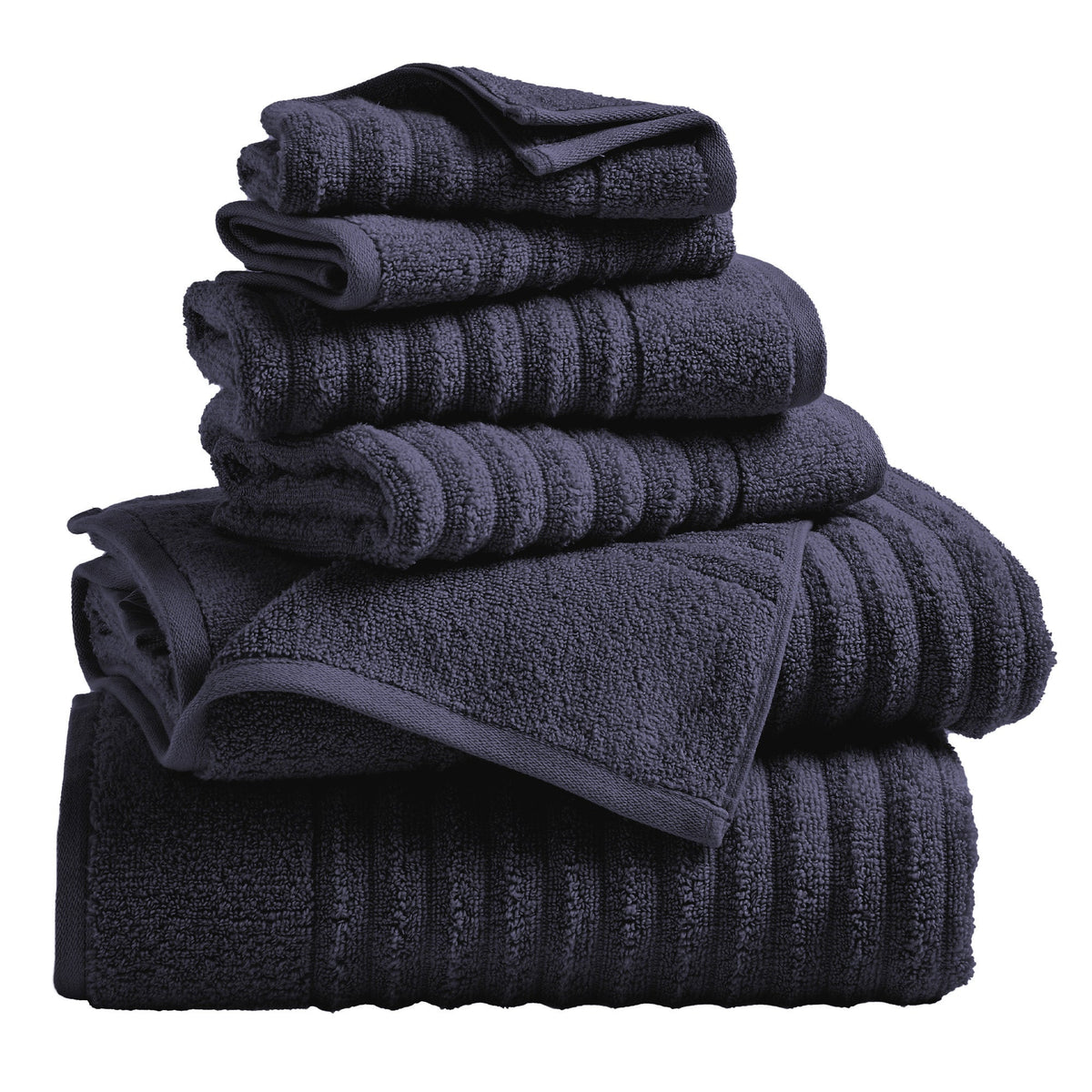 Karina Ribbed Combed Cotton Towel Collection