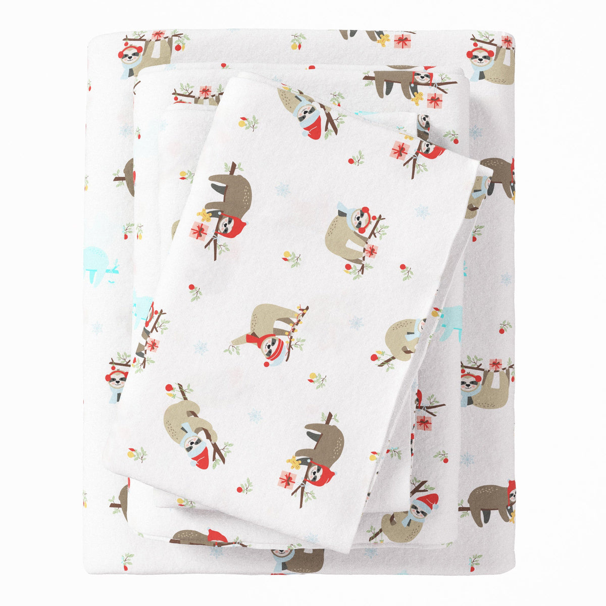 Whittaker Turkish Cotton Holiday Flannel Sheet Set