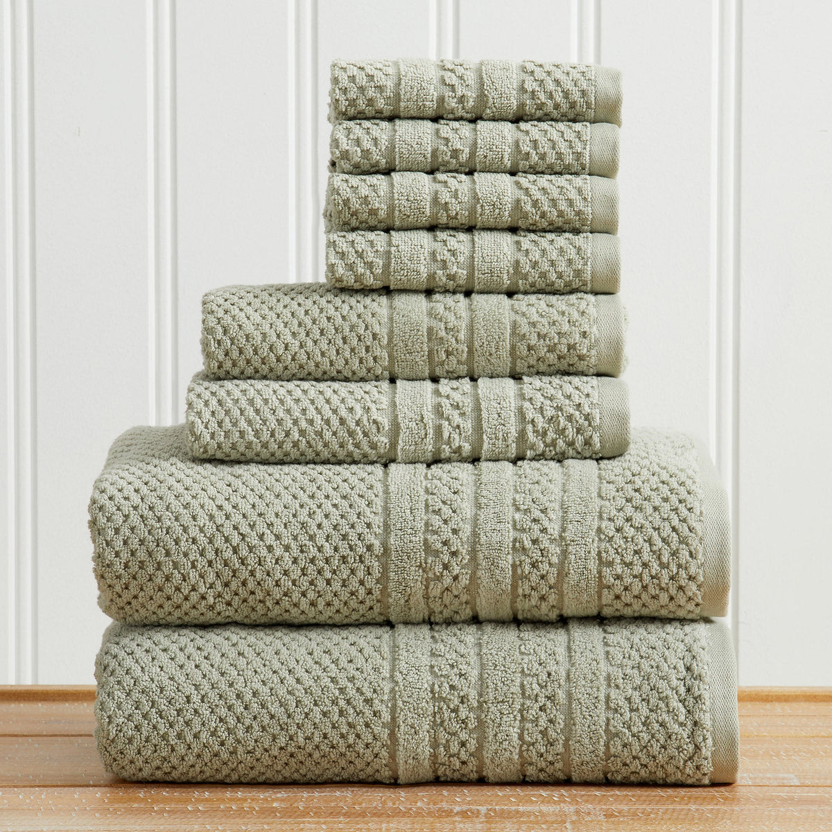 Giuliana Cotton Checkered Jacquard Towel Collection