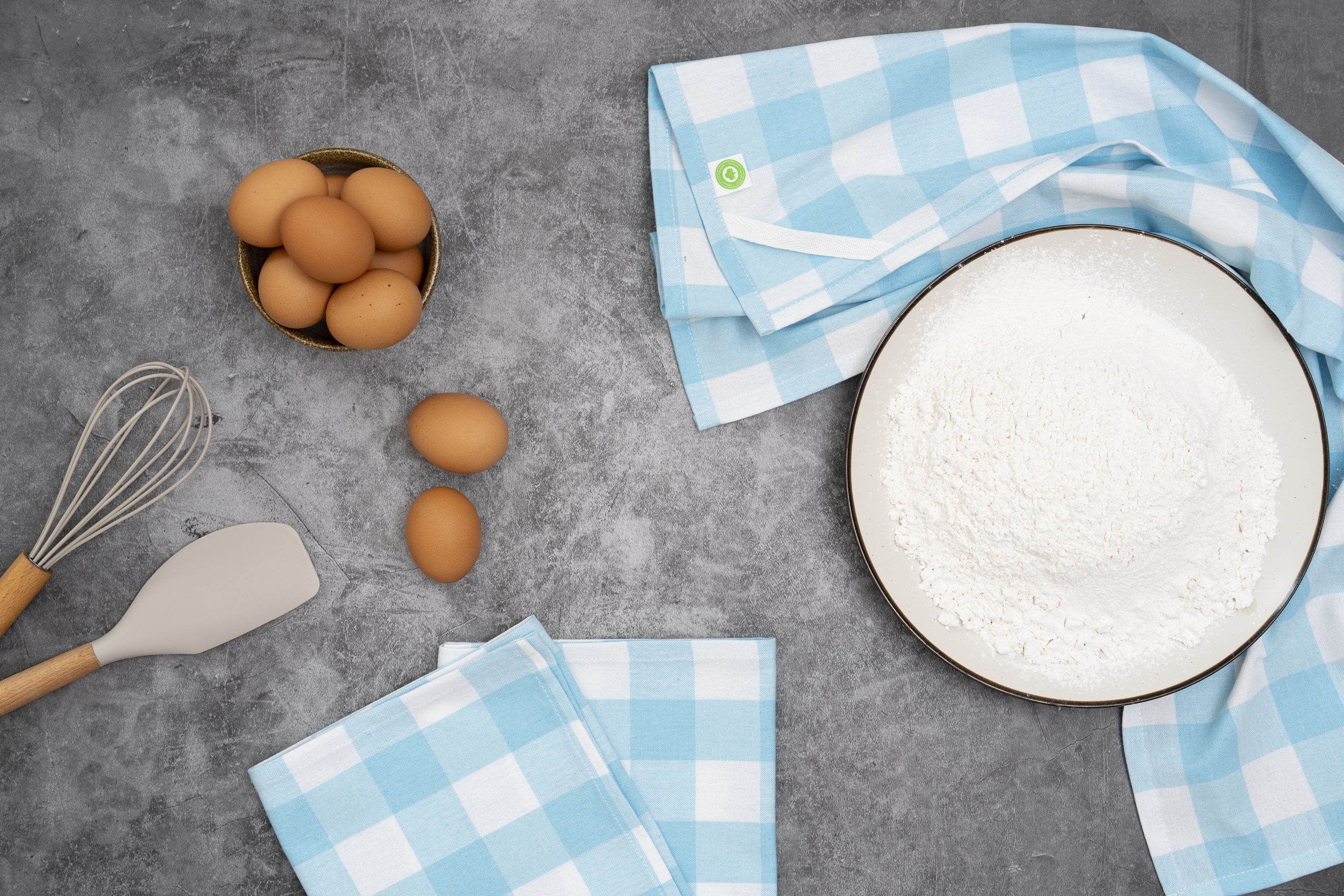 Plaid Cotton Kitchen Towels – alternate product view