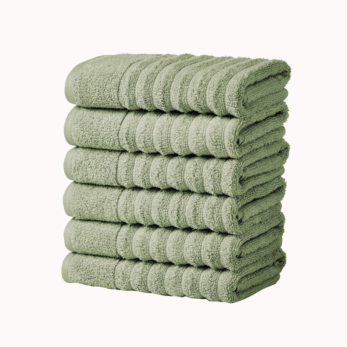 Karina Ribbed Combed Cotton Towel Collection