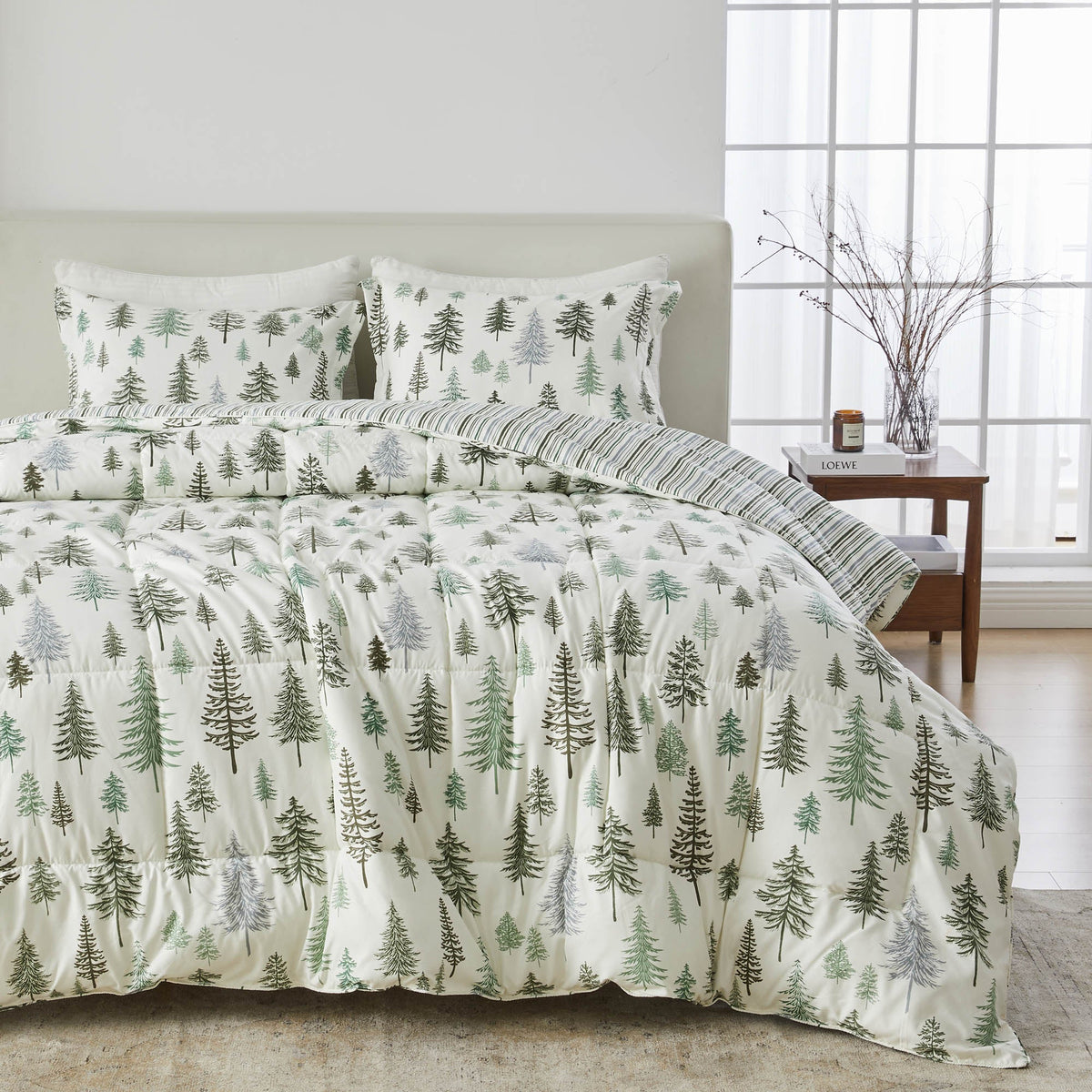 Odette Reversible Comforter + Sham Set