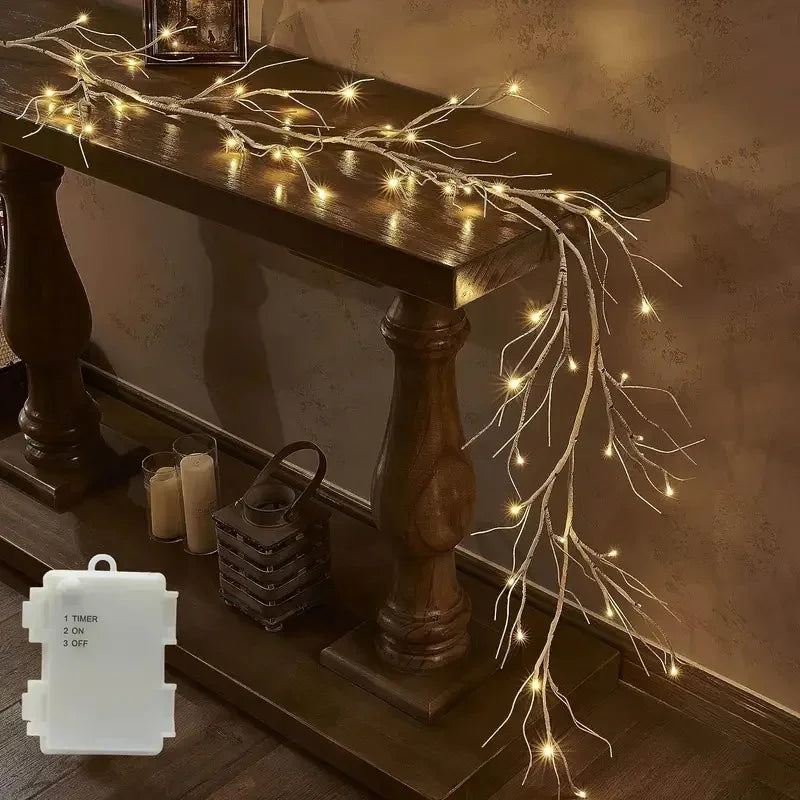 Warm White Battery-Operated Christmas Lights