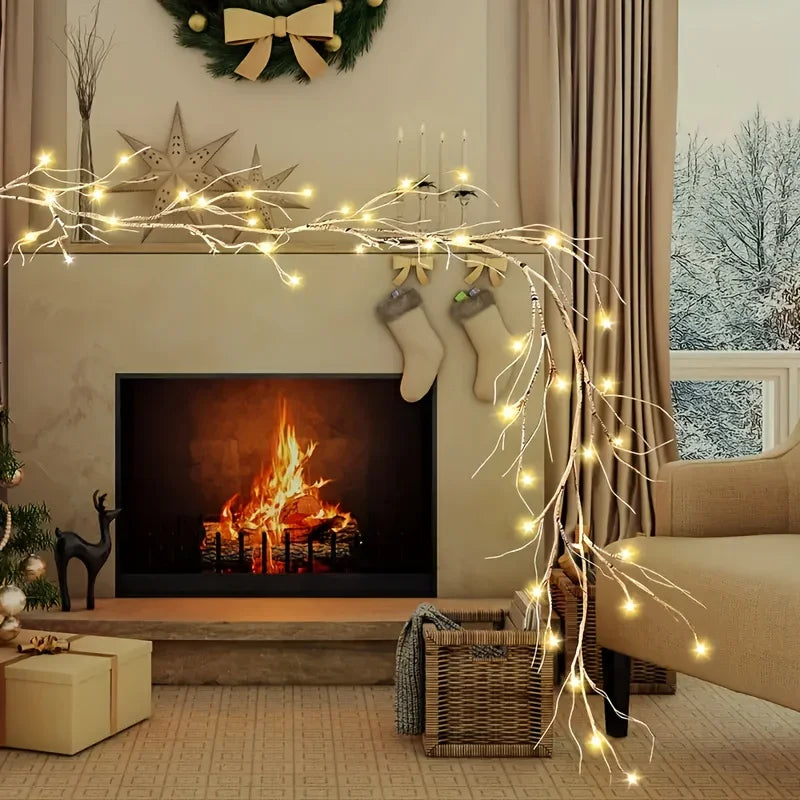 Warm White Battery-Operated Christmas Lights