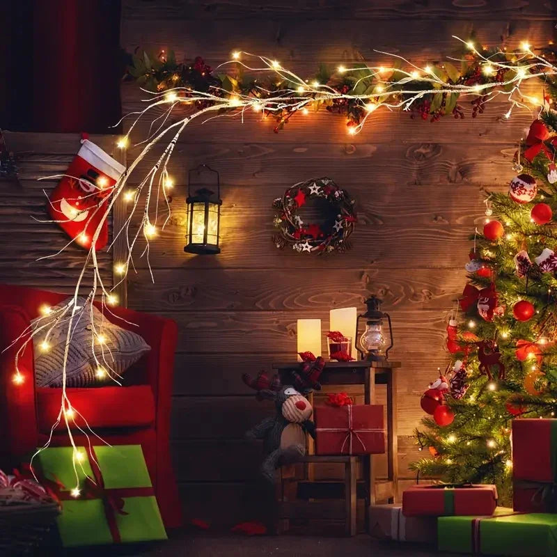 Warm White Battery-Operated Christmas Lights