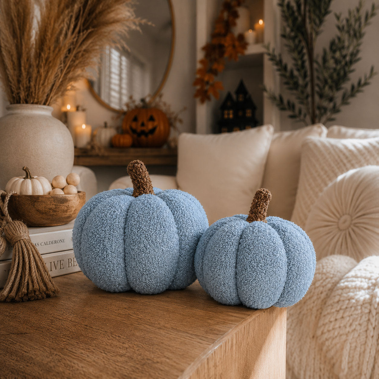 Blair Plush Pumpkin Pillow