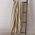 Walk The Line Cotton Throw Blanket